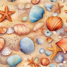 | Beach pattern wrapping supplies |