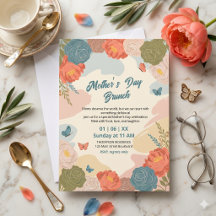 Mother's Day Brunch Invitations and Cards