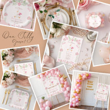 One Silly Goose Vintage Pink Duck 1st Birthday