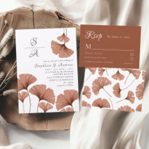 Elegant Ginkgo Foliage | Terracotta