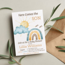 Here Comes The Son Baby Shower