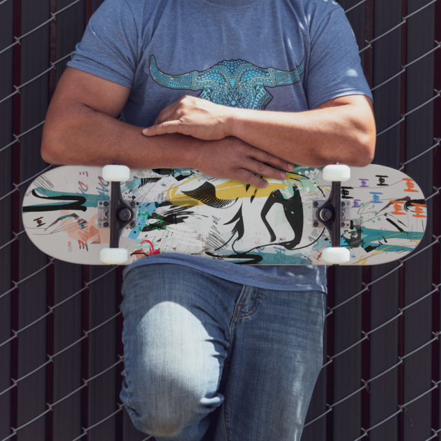Design your own skateboard on Zazzle!
