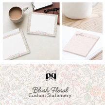 Blush Floral Desk & Stationery Collection