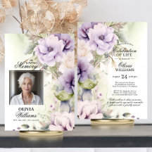 CELEBRATION OF LIFE Invitations | Memorial Service