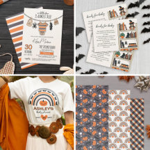 Clothes Line Little Boo Halloween Baby Shower