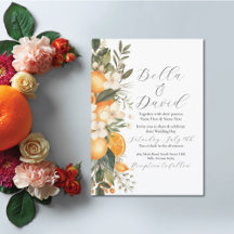 Fresh Flowers & Orange Fruit collection