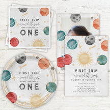 First Trip Around the Sun 1st Birthday