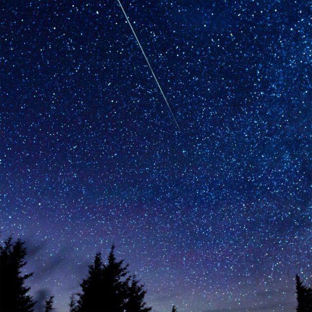 The Perseids are Peaking! It's a Perseid meteor shower.