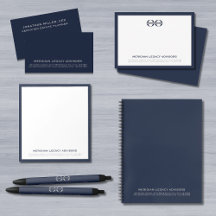 Timeless Blue and Gray Business Essentials