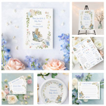 Classic Peter the Rabbit Twins Baby Shower