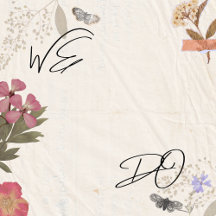 WE DO Pressed Flowers Shabby Chic Casual Wedding