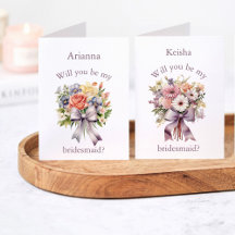 Wedding Party Proposal Cards