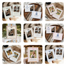 Elegant Vintage Striped Graduation