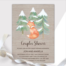 Winter Woodland Fox Baby Collection