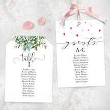 Wedding Guest Seating Plan Ideas