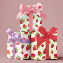 Cute Retro Strawberry Personal Stationery & Gifts