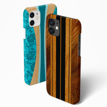 iPhone Cases - Vintage Surfboard
