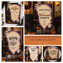 Vintage Haunted House Halloween Party Collection