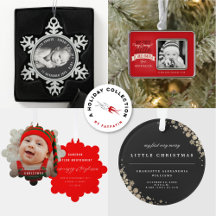 ALL BABY FIRST CHRISTMAS PHOTO ORNAMENTS | HOLIDAY