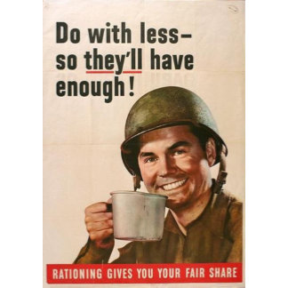 GI Do With Less Poster