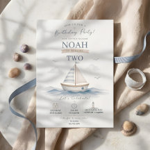 Luxury Coastal Nautical Birthday Collection