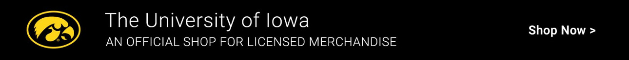 Shop officially licensed merchandise from Iowa University.