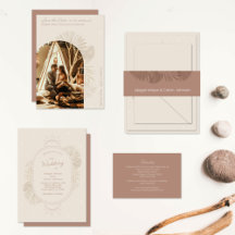 Boho Chic Palm Arch Wedding Suite