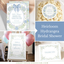 Heirloom Hydrangea Bridal Shower