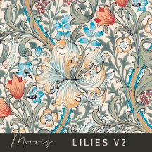 William Morris Golden Lilies Pattern V2