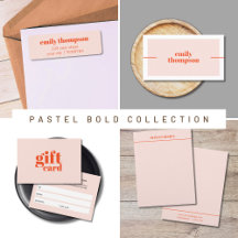 Minimalist Fresh Pastel Bold 