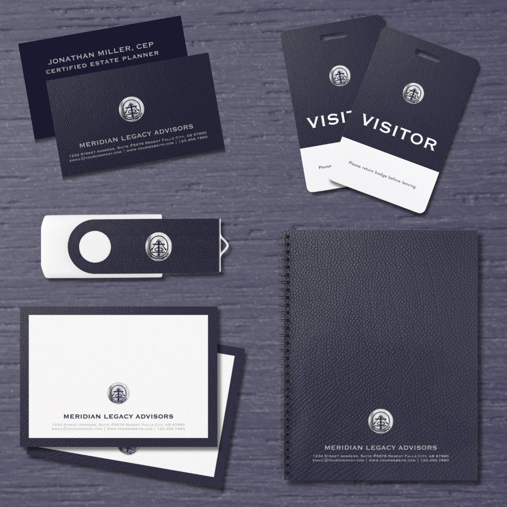 Elegant Silver Seal Business Essentials