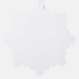 Paper Ornament Style: Snowflake, Paper: Matte, Envelopes: White