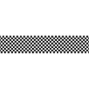 Large Checkered Flag Racing Pattern Satin Ribbon | Zazzle.com