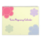 Twins Pregnancy Calendar Zazzle