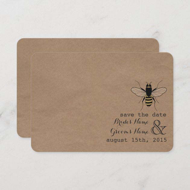 Cardstock Nspired Honey Save The Date