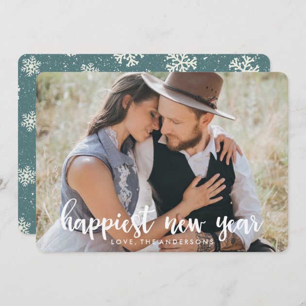 Happiest New Year | Holiday Photo Card