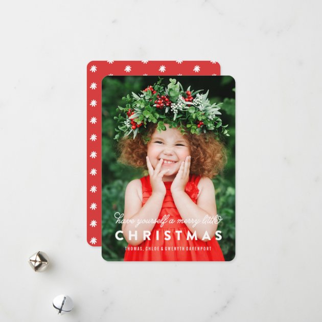 Merry Little Christmas Overlay | Photo Card