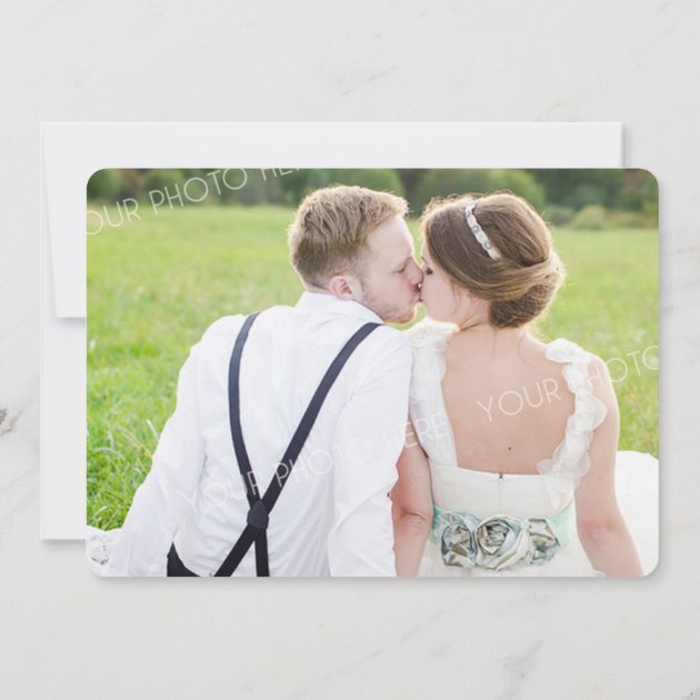 Gold Confetti Pink Wedding Thank You Photo Cards