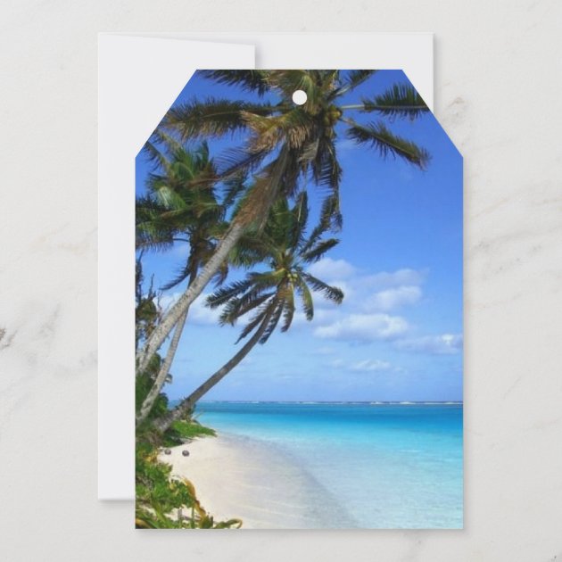 Tropical Beach Destination Wedding Save The Dates Save The Date