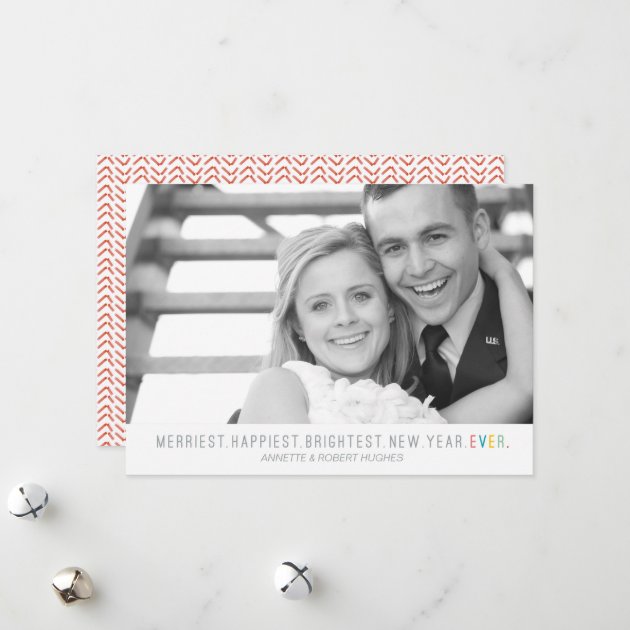 Merriest Happiest Brightest New Year | Photo Card