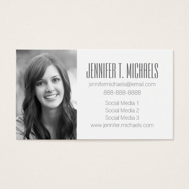 Photo Graduation | White Lace Business Card