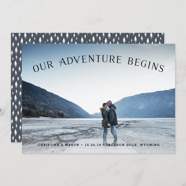 Our Adventure Begins | Photo Save The Date