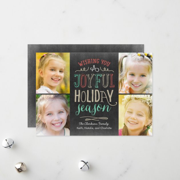 Joyful Season Holiday Photo Card