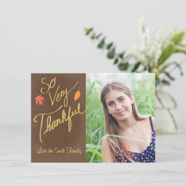 So Very Thankful Thanksgiving Card