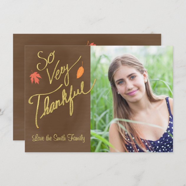 So Very Thankful Thanksgiving Card
