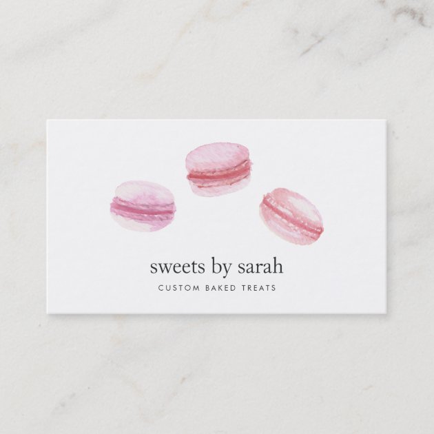 French Macarons Business Card