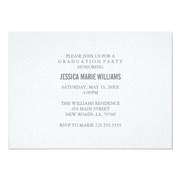 Modern Graduation Party Invitations