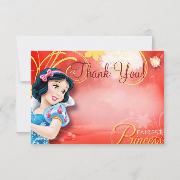 Snow White Thank You Cards