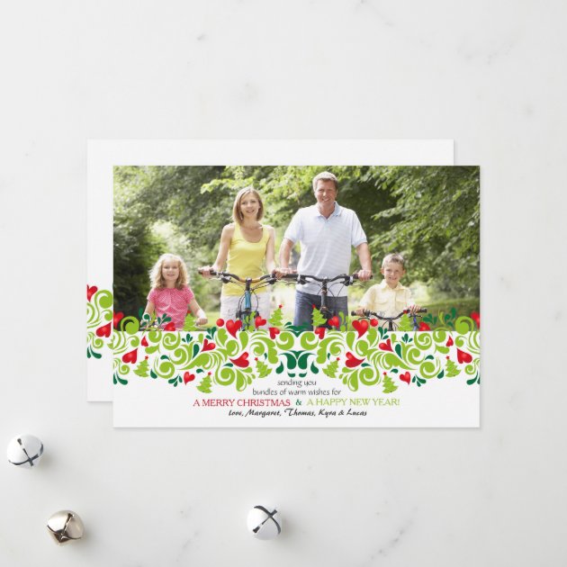 Love At Christmas Photo Holiday Card