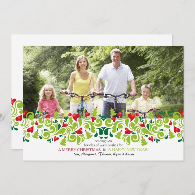 Love At Christmas Photo Holiday Card